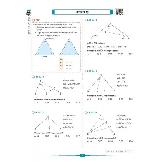 Gerçel Matematik DGS KPSS TYT ALES Geometri Video Ders Kitabı