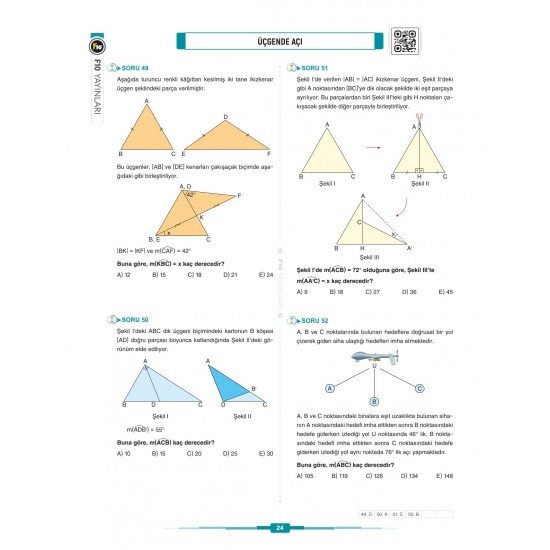 Gerçel Matematik DGS KPSS TYT ALES Geometri Video Ders Kitabı