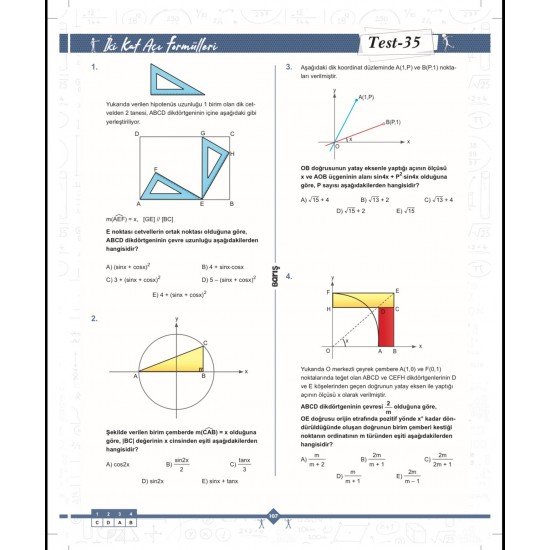 Barış Yayınları Trigonometri Matematik Fasikülleri