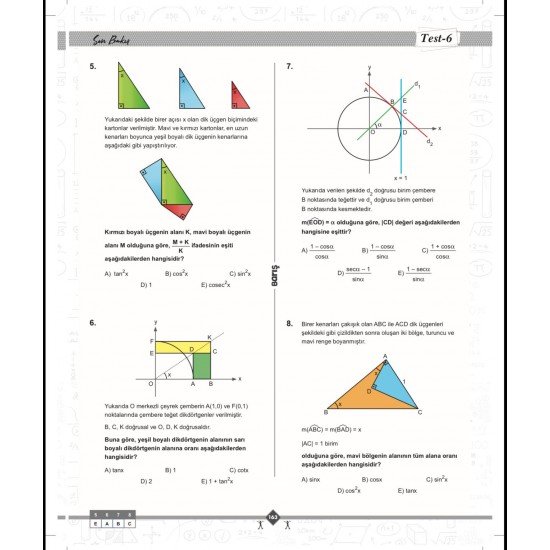 Barış Yayınları Trigonometri Matematik Fasikülleri