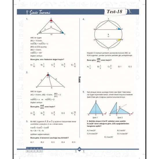 Barış Yayınları Trigonometri Matematik Fasikülleri