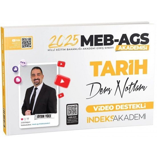 İndeks Akademi 2025 MEB-AGS Akademisi Tarih Video Ders Notları