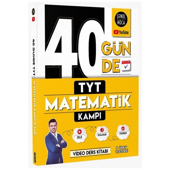 40 Günde TYT Matematik Kampı Şenol Hoca