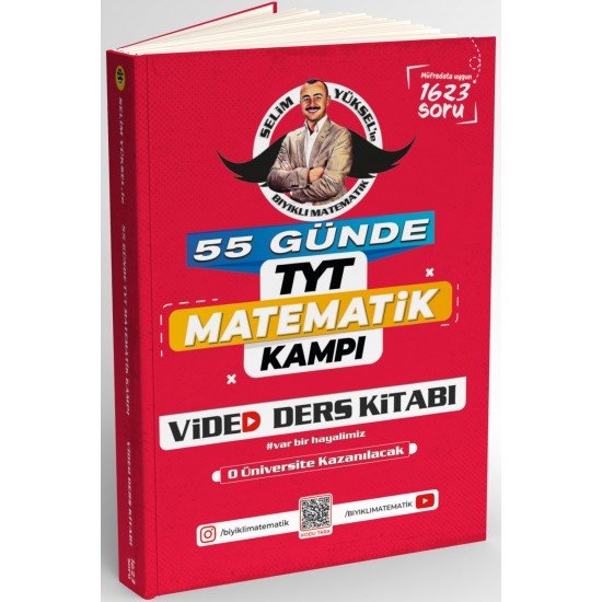 Bıyıklı Matematik 55 Günde TYT Matematik Kampı Video Ders Kitabı