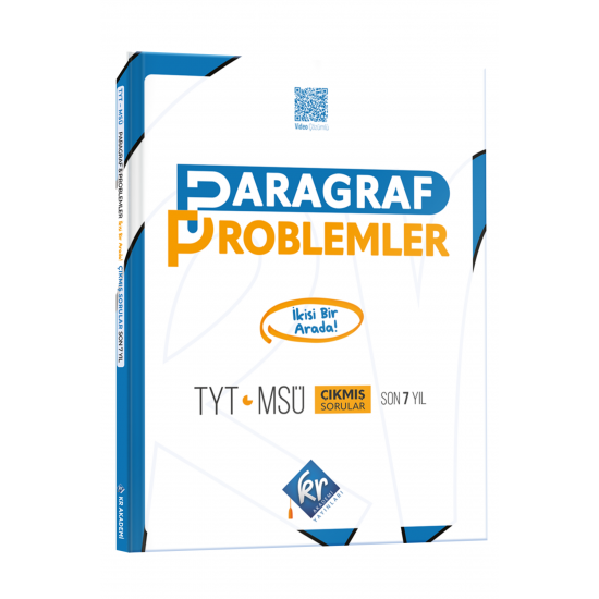 TYT-MSÜ Paragraf Problemler Son 7 Yıl Çıkmış Sorular KR Akademi Yayınları