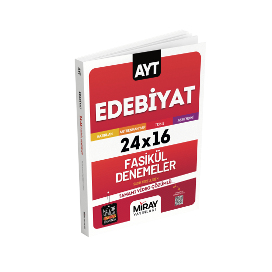 Miray Yayınları AYT Edebiyat 24x16 Fasikül Denemeler