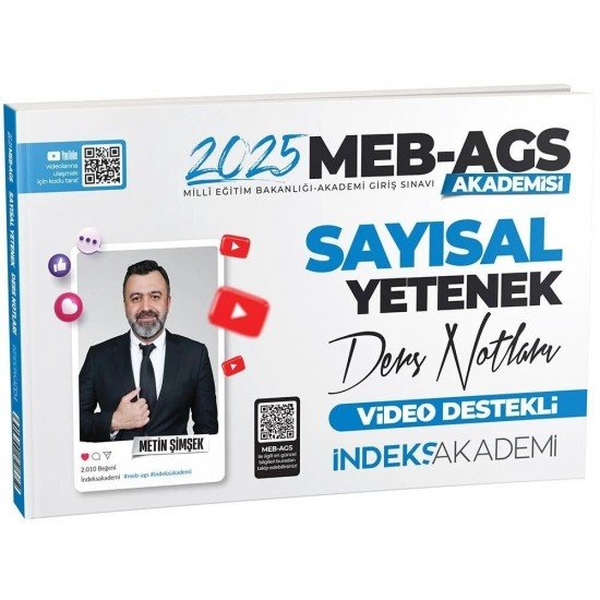 İndeks Akademi 2025 MEB-AGS Akademisi Sayısal Yetenek Video Ders Notları