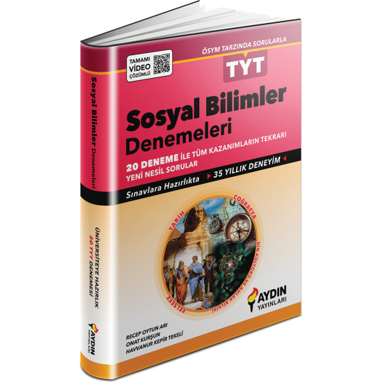 Aydın Yayınları TYT Sosyal Bilimler 20 Deneme