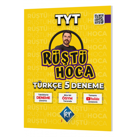 Rüştü Hoca TYT Türkçe 5 Deneme KR Akademi