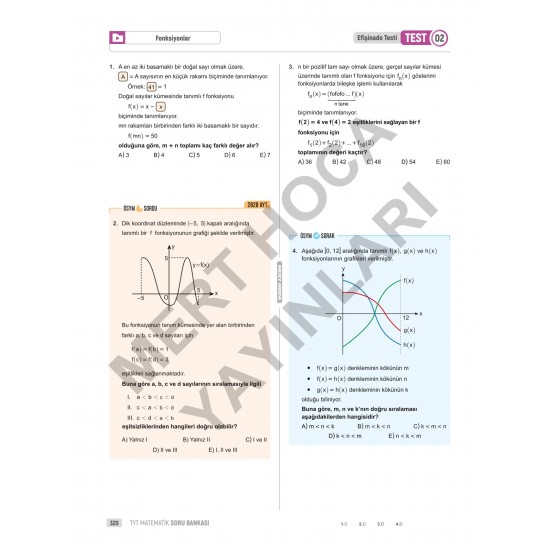 2025 TYT 70 Günde Matematik Soru Bankası Mert Hoca