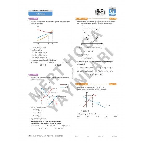 2025 70 Günde TYT Matematik Kampı Video Ders Kitabı Mert Hoca