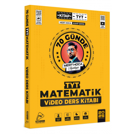 2025 70 Günde TYT Matematik Kampı Video Ders Kitabı Mert Hoca