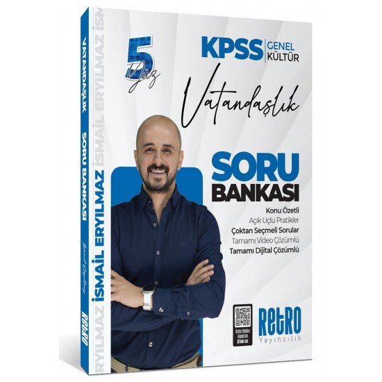 2025 KPSS Genel Kültür Vatandaşlık Soru Bankası Retro Yayıncılık