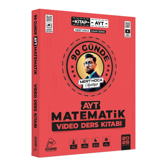 2025 90 Günde AYT Matematik Kampı Video Ders Kitabı Mert Hoca