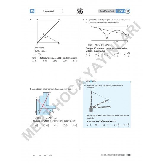 2025 90 Günde AYT Matematik Soru Bankası Mert Hoca