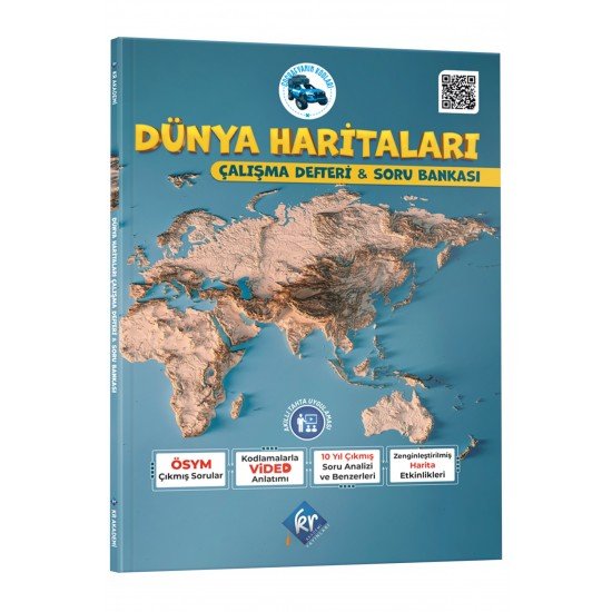 Coğrafyanın Kodları Dünya Haritaları Çalışma Defteri ve Soru Bankası (Tüm Sınavlar İçin)