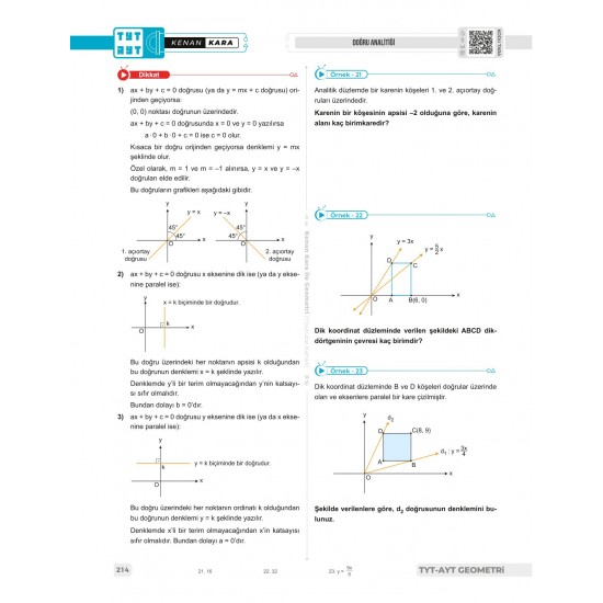 Kenan Kara İle TYT-AYT Geometri Video Ders Kitabı