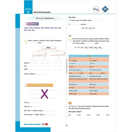 Kimya Adası TYT Kimya Video Ders Kitabı