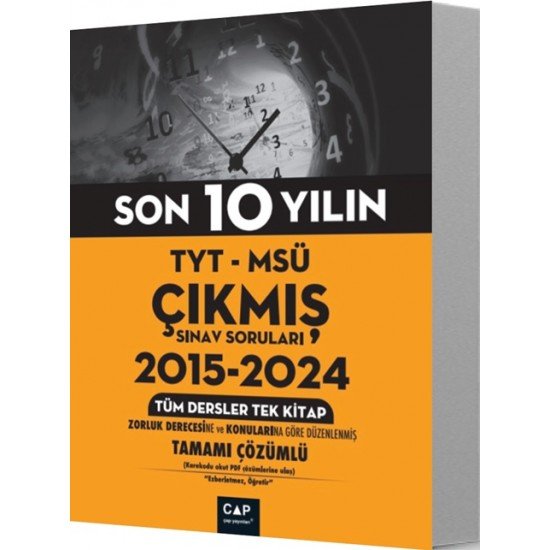 Çap Yayınları TYT MSÜ Son 10 Yılın Çıkmış Soruları