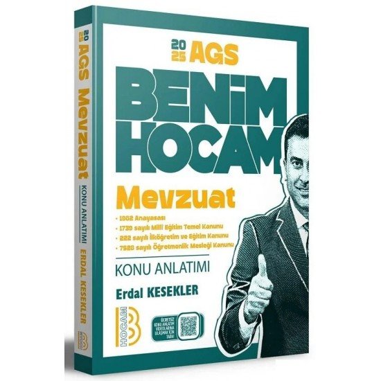 Benim Hocam Yayınları 2025 MEB-AGS Mevzuat Konu Anlatımı