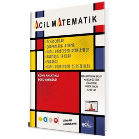 Acil Yayınları Acil Matematik Polinomlar Çarpanlara Ayırma 2. Dereceden Denklemler Karmaşık Sayılar