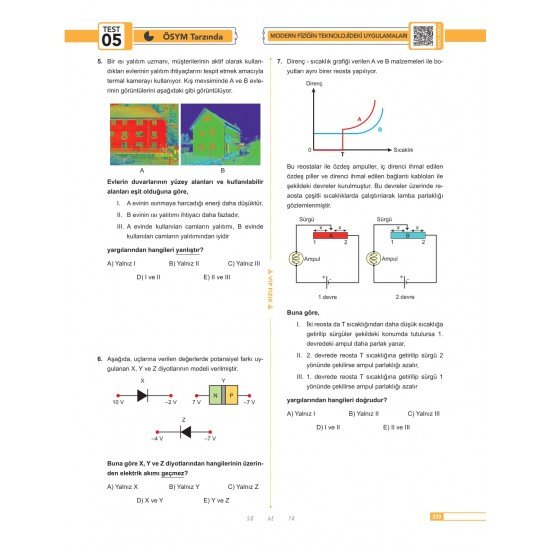 Vip Fizik AYT Soru Bankası