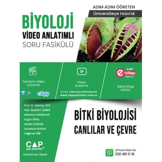 Çap Yayınları Biyoloji Bitki Biyolojisi Canlılar ve Çevre