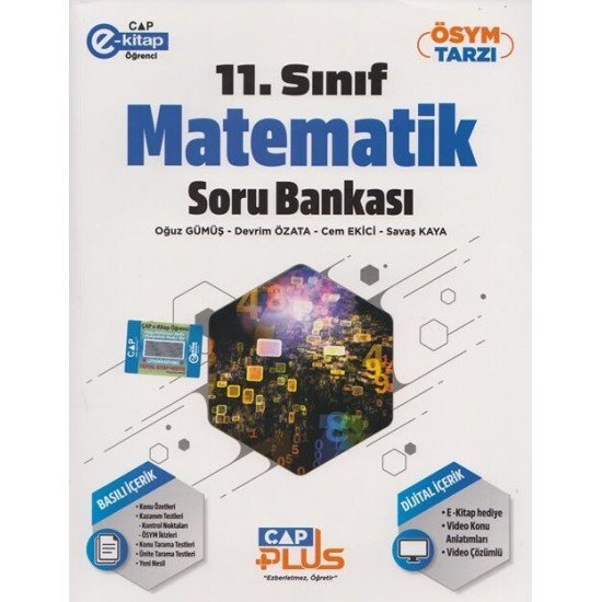 Çap Yayınları 11. Sınıf Matematik Plus Soru Bankası