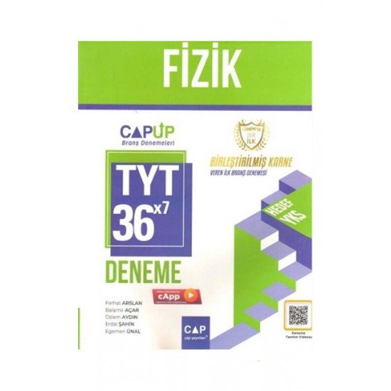 Çap Yayınları TYT Fizik 36 x 7 Up Deneme