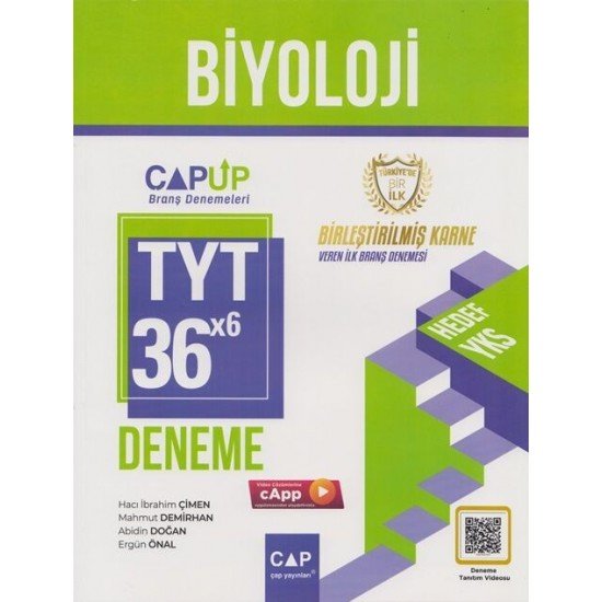 Çap Yayınları TYT Biyoloji 30 x 6 Up Deneme