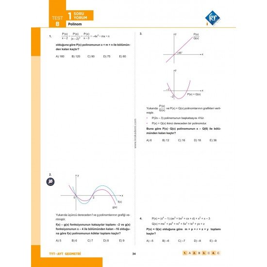 Eyüp B. AYT Matematik Soru Bankası