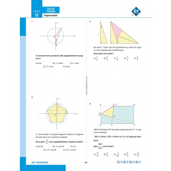 Eyüp B. AYT Matematik Soru Bankası