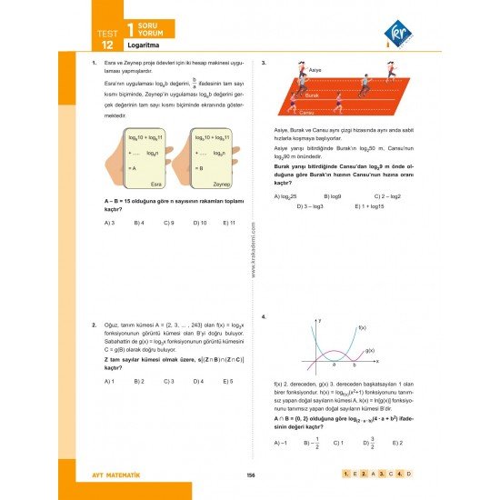 Eyüp B. AYT Matematik Soru Bankası