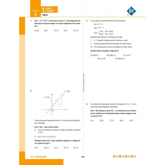 Eyüp B. AYT Matematik Soru Bankası