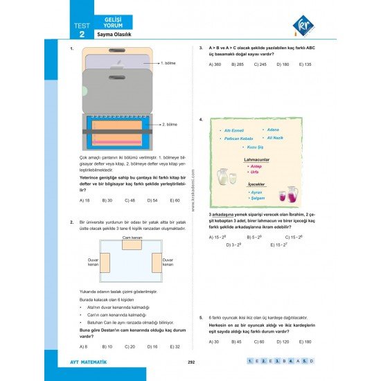 Eyüp B. AYT Matematik Soru Bankası