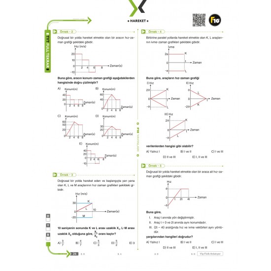 VİP Fizik TYT Fizik Full Tekrar Video Ders Kitabı F10 Yayınları
