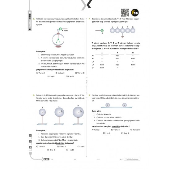 VİP Fizik TYT Fizik Full Tekrar Video Ders Kitabı F10 Yayınları