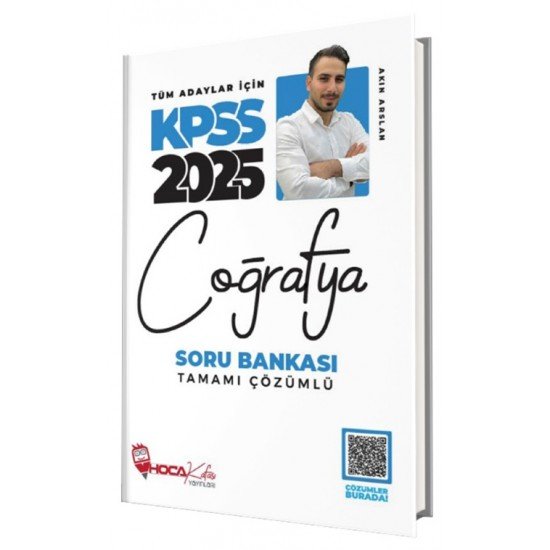 Hoca Kafası Yayınları 2025 KPSS Coğrafya Çözümlü Soru Bankası