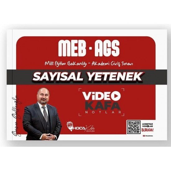 Hoca Kafası Yayınları 2025 MEB-AGS Sayısal Yetenek Video Kafa Notlar