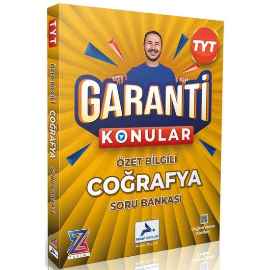 Paraf Yayınları Coğrafyanın Kodları Z Takımı TYT Garanti Konular Özet Bilgili Coğrafya Soru Bankası