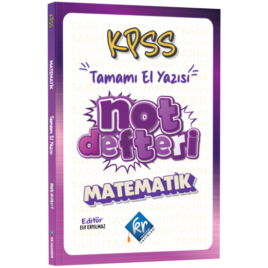 KPSS Matematik Problemler Konu Anlatımı Defteri KR Akademi Yayınları