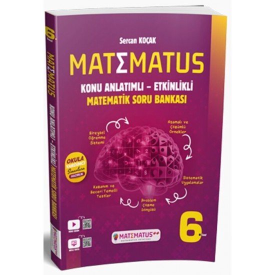 Matematus 6. Sınıf Matematik Konu Anlatımlı Etkinlikli Soru Bankası