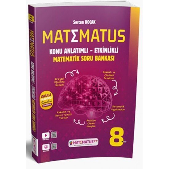 Matematus 8. Sınıf Matematik Konu Anlatımlı Etkinlikli Soru Bankası