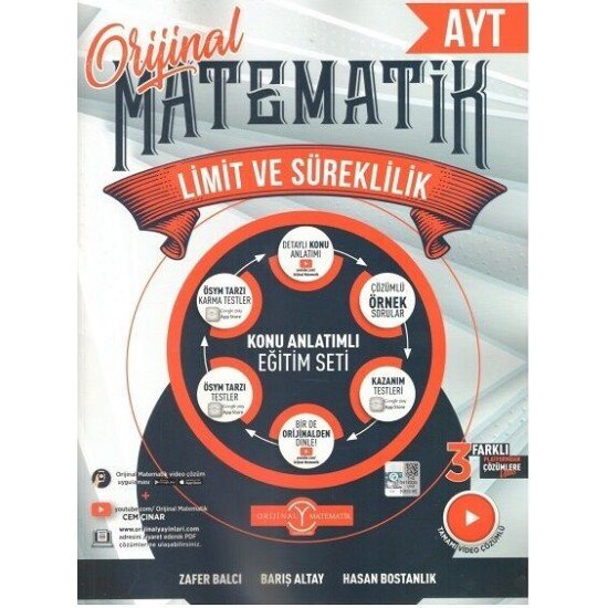 Orijinal Yayınları AYT Matematik Limit ve Süreklilik