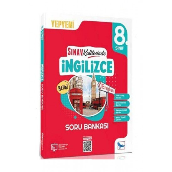 Sınav Yayınları Sınav Kalitesinde 8. Sınıf LGS İngilizce Soru Bankası