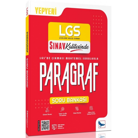 Sınav Yayınları Sınav Kalitesinde 8. Sınıf LGS Paragraf Soru Bankası