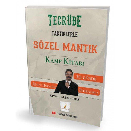 Pelikan Yayınları Tecrübe Serisi Rüştü Hoca İle Sözel Mantık Kamp Kitabı