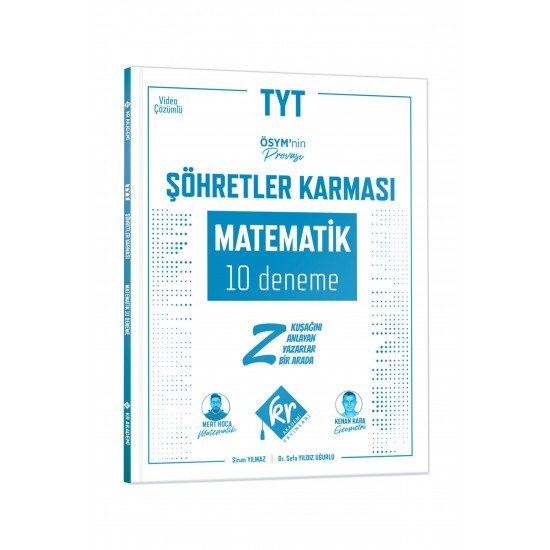 TYT Şöhretler Karması Matematik 10 Deneme KR Akademi Yayınları