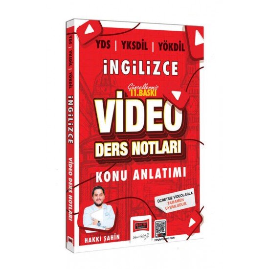 Yargı Yayınları YDS YÖKDİL YKSDİL İngilizce Video Ders Notları 11.Baskı (Hakkı Şahin)