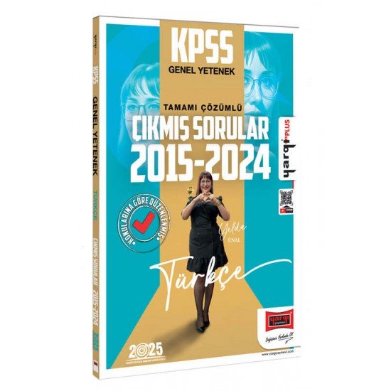 Yargı Yayınları 2025 KPSS Genel Yetenek 2015-2024 Türkçe Konularına Göre Düzenlenmiş Tamamı Çözümlü Çıkmış Sorular